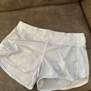 Lululemon Athletica Light Gray Athletic Shorts